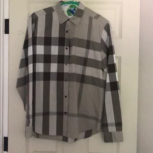 MENS Burberry Brit button down sz L